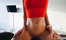 Helped fitness girlfriend close three rings with mouth pussy asshole in various poses and cum in pretty mouth