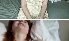 redhead nymph fingers shaved pussy clit solo 😍