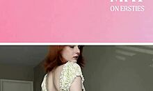 redhead nymph fingers shaved pussy clit solo 😍