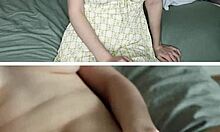 redhead nymph fingers shaved pussy clit solo 😍