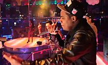 King Of Diamonds Ripped Clothes Striptease