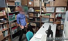 Black Teen Girl in Uniform Gets Hardcore in HD