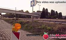 Anastasiaxxx Encouraged By Honking Cars On Highway