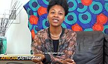 Wow, ebony amateur casting turns into wild outdoor pussy blasting!