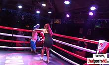 This petite Thai teen is grabbing her boyfriend's big white cock so eagerly