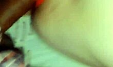 Slut wife spreads pussy wide with one leg up. Resaboo joins for homemade dinner!