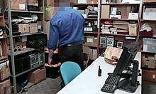 hot girl craves guard's big dick