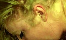 Young White Teen 18+ Girl Sucking Big Cock in Detailed Blowjob