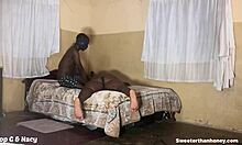 helping nacy with lotion turns into pussy eating 😏