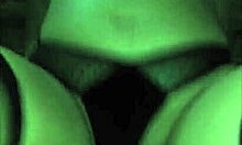 Woman In Red Dress Prepares For Evening Out