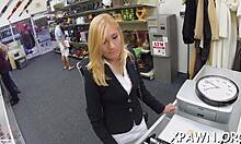 Amateur Spreads Wet Pussy for POV Blowjob