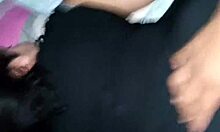 Hey, this amateur babe bends over for intense doggystyle action