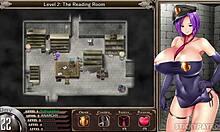 Karryn's prison: girlfriend and step girlfriend fucking her friends in hentai sex game part 5.