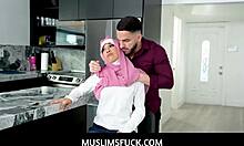 Paulina Ruiz, that Arab hijab student, visits her big cock teacher at home for some intense sex with his monster cock.