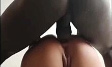 Juleiny says, 'I'm trying my first black cock' during deepthroat and anal sex