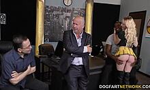 Iris Rose in Interracial Scene with Black Partner