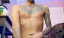 Adorable Twink Spanks Tight Ass with Dildo