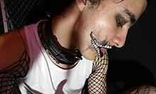 Caprino's Intense Two-Headed Dildo Session