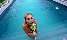 Petite teen deepthroats monster cock in doggystyle and cowgirl with jenny wild and stanley johnson