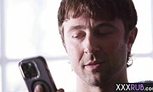 Amazing surprise from hot teen masseuse after massage