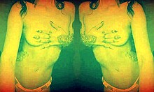 gia baker body exploration and dancing in camera with teasing