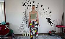 Yoga Lesson With Mature Girlfriend