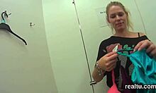 Striking czech teen seduced in mall and pounded in pov