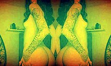 gia baker body exploration and dancing in camera with teasing