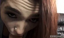 teen girl group tears into hardcore blowjob