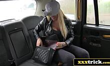 Classy Blonde Bimbo From London Can't Resist Older Cabbie
