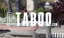 Tommy Pistol convincing Skyler's petite tits for POV blowjob