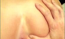 Brunette babe gets hardcore amateur creampie