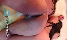 Boyfriend cuckolds me by fucking her while I masturbate watching!