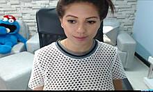 Niley Shows Her Huge Natural Tits On Webcam