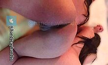 Boyfriend cuckolds me by fucking her while I masturbate watching!