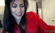 Briana Lee Performs Solo Webcam Masturbation Show