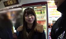 Japanese Babe Gives Blowjob