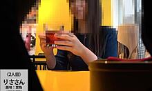 Japanese Babe Gives Blowjob