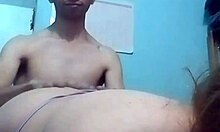 on webcam i touch her tits and put her in deperito