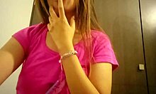 leaked intimate video of cute latina university student milet outdoors