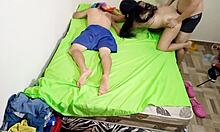 i cheated on my huband with the lover cuz he cant get it up, unsatified wife has intense sex with lover in front of huband