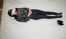 OMG, Amateur Striptease Fetish With Ripped Underwear And Teasing Actions!