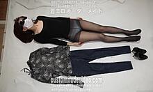 OMG, Amateur Striptease Fetish With Ripped Underwear And Teasing Actions!