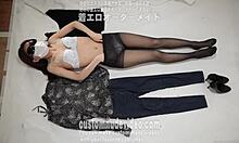 OMG, Amateur Striptease Fetish With Ripped Underwear And Teasing Actions!