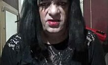 Sissy crossdresser enjoys masturbation and anal sex part 1 😏