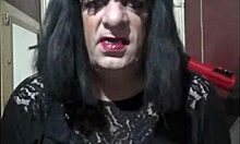 Sissy crossdresser enjoys masturbation and anal sex part 1 😏