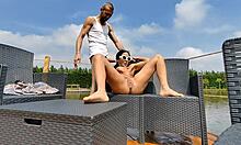 Couple Enjoys Outdoor Public Sex With Monster Cock