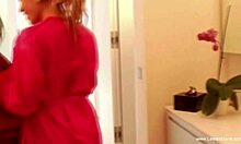 Amateur Redhead Licks Brunette Pussy in Glamour Session