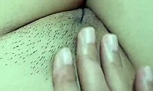 Pov selfie of asian teen groping pussy in homemade solo