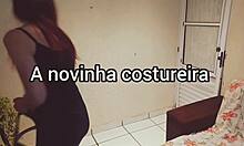 Seamstress Helps Client With Fitting